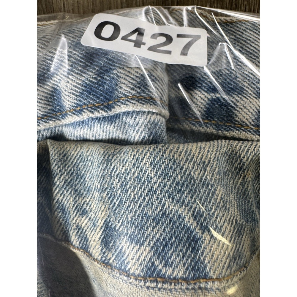 Vintage 80s Levi's 70507 Acid Wash Denim Trucker Jacket Made in USA Size Large - Picture 11 of 11